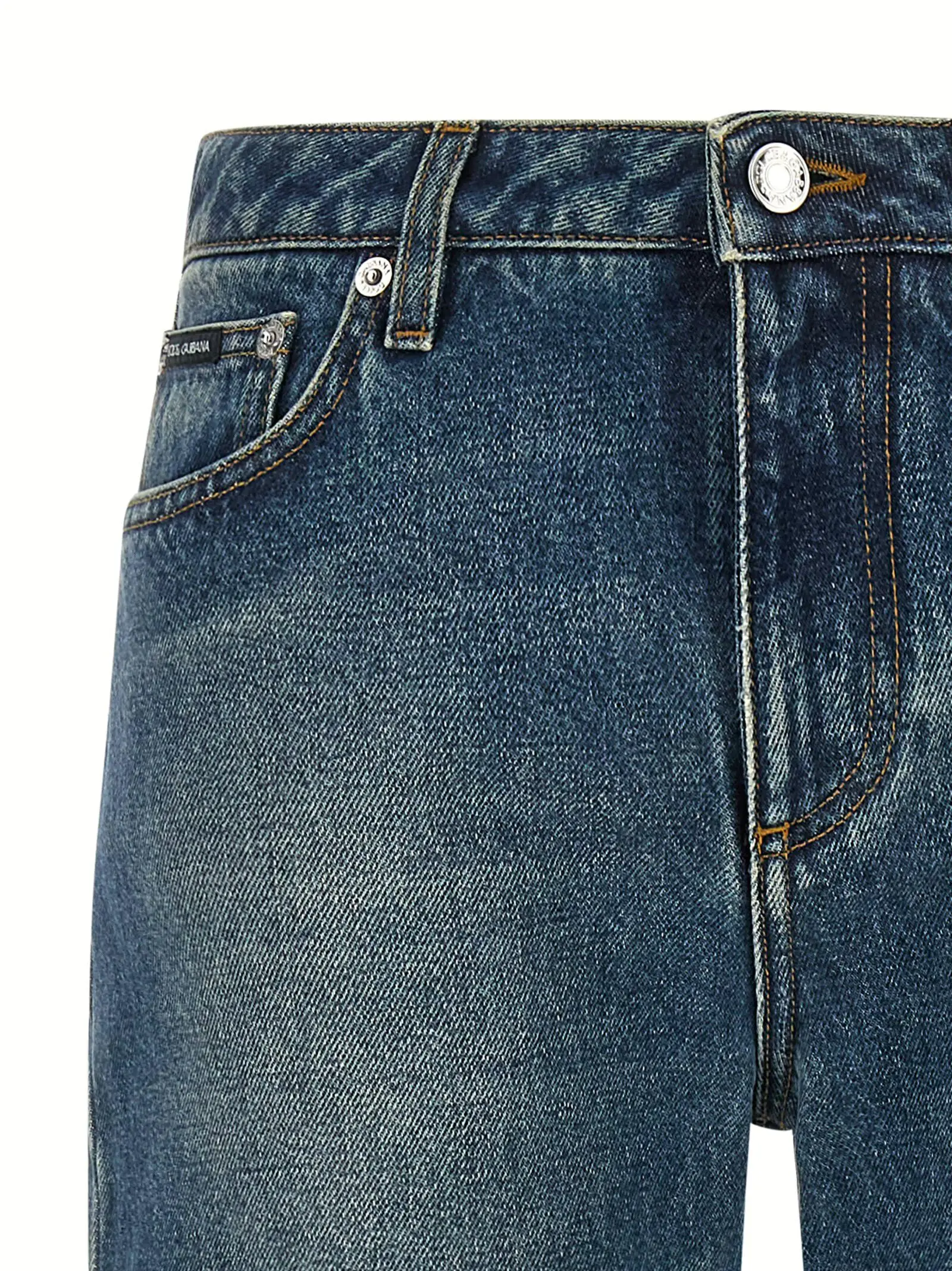 Джинси з логотипом Logo tag Dolce Gabbana Сині 3 Logo tag jeans Woman DOLCE & GABBANA Blue