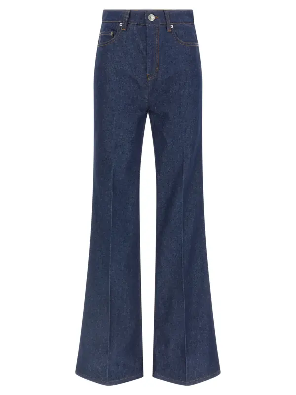 Flared leg jeans AMI PARIS Blue
