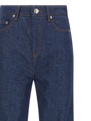 Flared leg jeans Woman AMI PARIS Blue