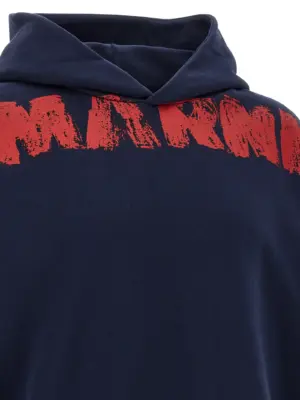 'Marni Monolith' hoodie 100% cotton MARNI Blue