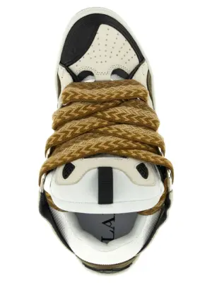 'Curb' sneakers 76% Bos Taurus 24% Polyester LANVIN Multicolor