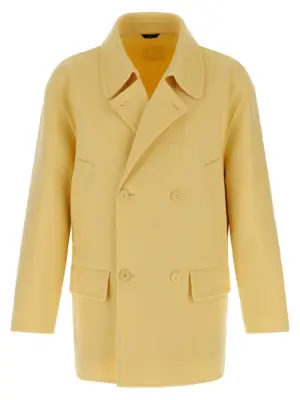 Caban coat FW1415AOYAF0QJ6 FENDI Yellow