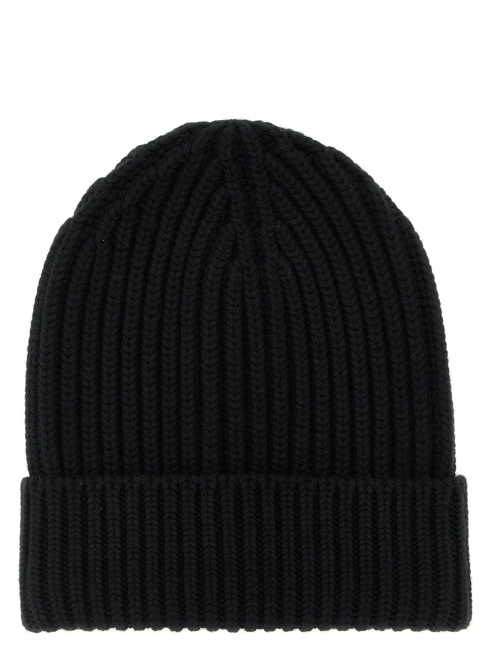 Шапка вовняна Dolce Gabbana Чорна 1 Wool beanie DOLCE & GABBANA Black