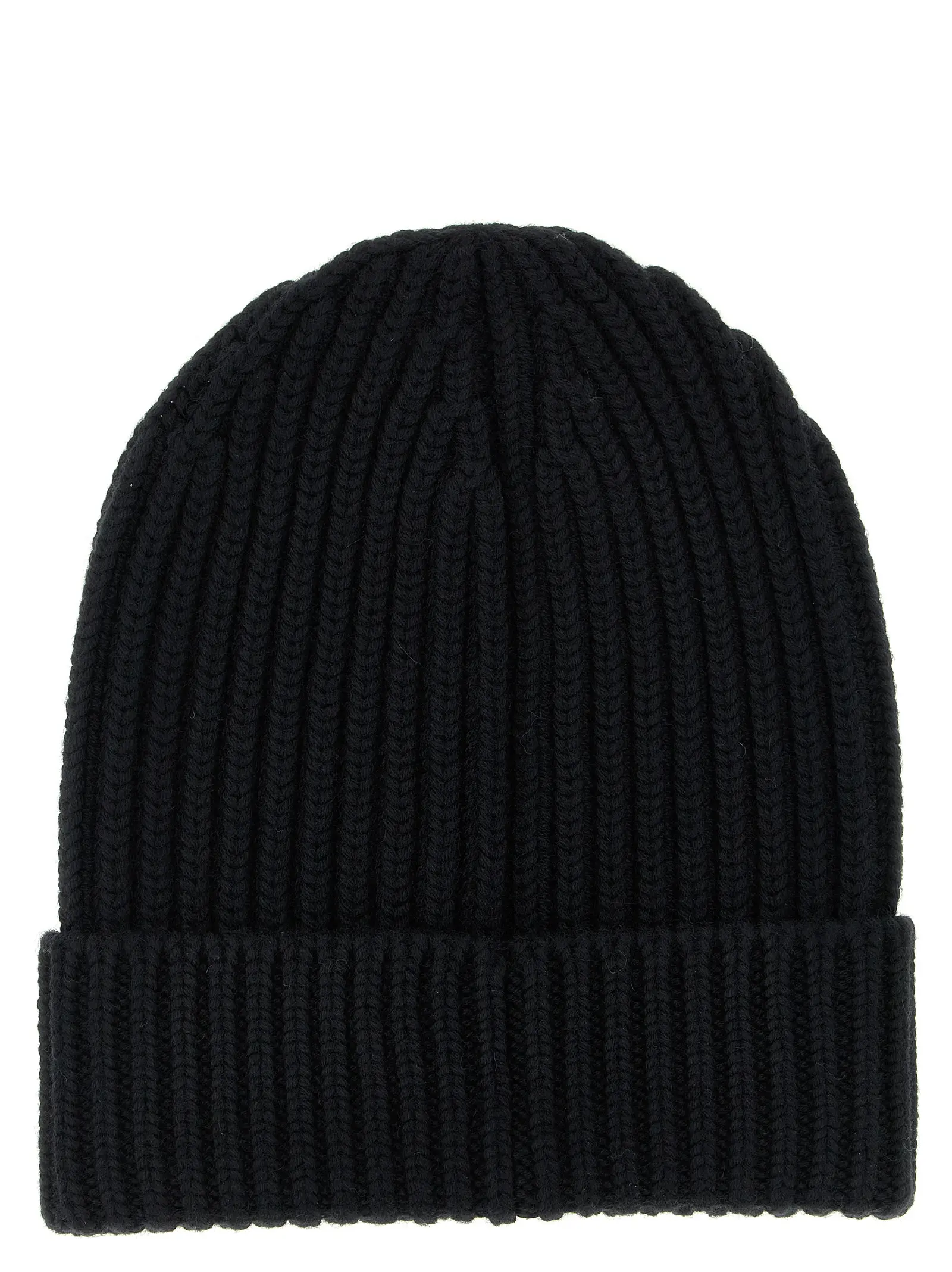 Шапка вовняна Dolce Gabbana Чорна 2 Wool beanie FXQ19TJDVFFN0000 DOLCE & GABBANA Black