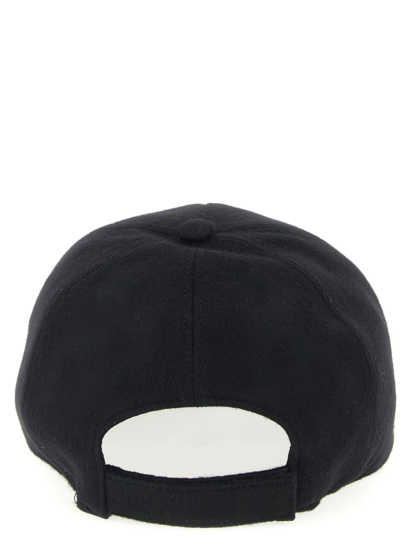 Шапка з вовни та кашеміру Fendi Чорна 3 Wool and cashmere hat Man FENDI Black