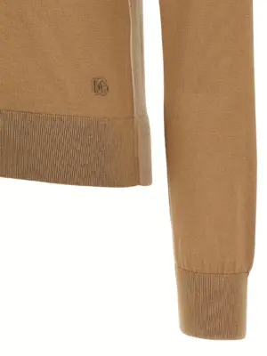 Cashmere turtleneck sweater 100% cashmere DOLCE & GABBANA Beige