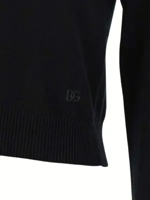 Polo jersey 100% cashmere DOLCE & GABBANA Black