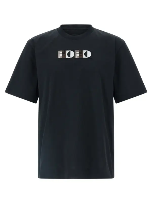 'Fendi Optical' T-shirt FENDI Black