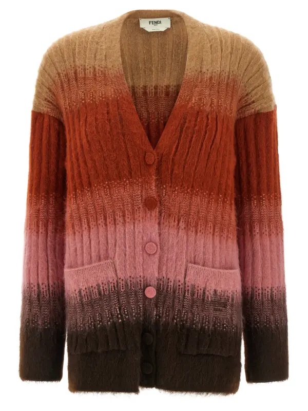 Vanisé knit cardigan FENDI Multicolor