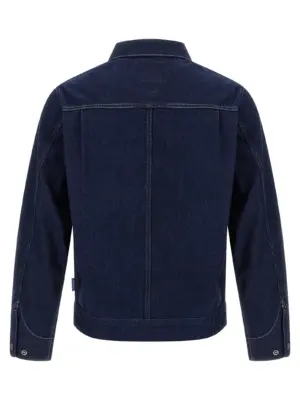 'Japanese Slub' jacket G5FMJ027INDIGO GRAMICCI Blue