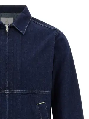 'Japanese Slub' jacket Man GRAMICCI Blue