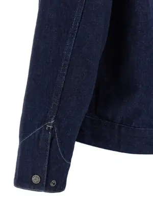 'Japanese Slub' jacket 100% cotton GRAMICCI Blue