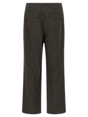 'Northside Plaid' pants G5FMP010DEEPBROWN GRAMICCI Brown