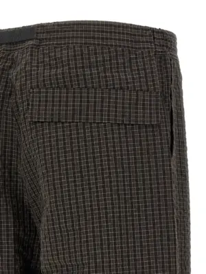 'Northside Plaid' pants 98% polyester
