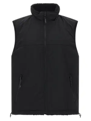 'Reversible Sherpa' vest G5FUJ015CHARCOALBLACK GRAMICCI Black