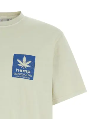 'Hemp' T-shirt Man GRAMICCI Beige