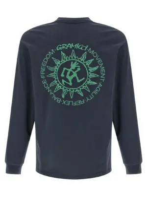 'Sun' T-shirt G5FUT087NAVYPIGMENT GRAMICCI Blue