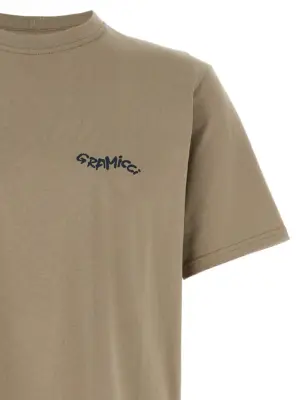 'Gecko' T-shirt Man GRAMICCI Beige