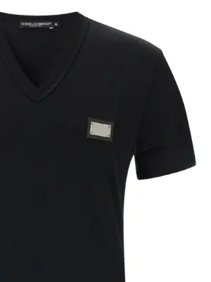Logo T-shirt Man DOLCE & GABBANA Black