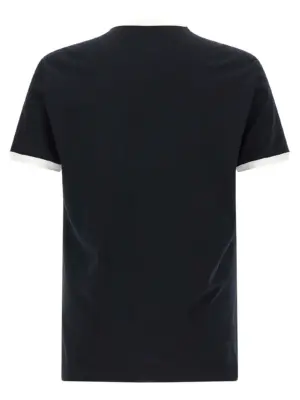 Velvet logo t-shirt G8PV1TG7PGCB0665 DOLCE & GABBANA Blue