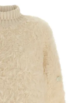'Bolleta' turtleneck sweater Woman GOLDBERGH White