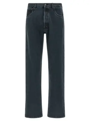 'over-dyed' cotton jeans PRADA Blue