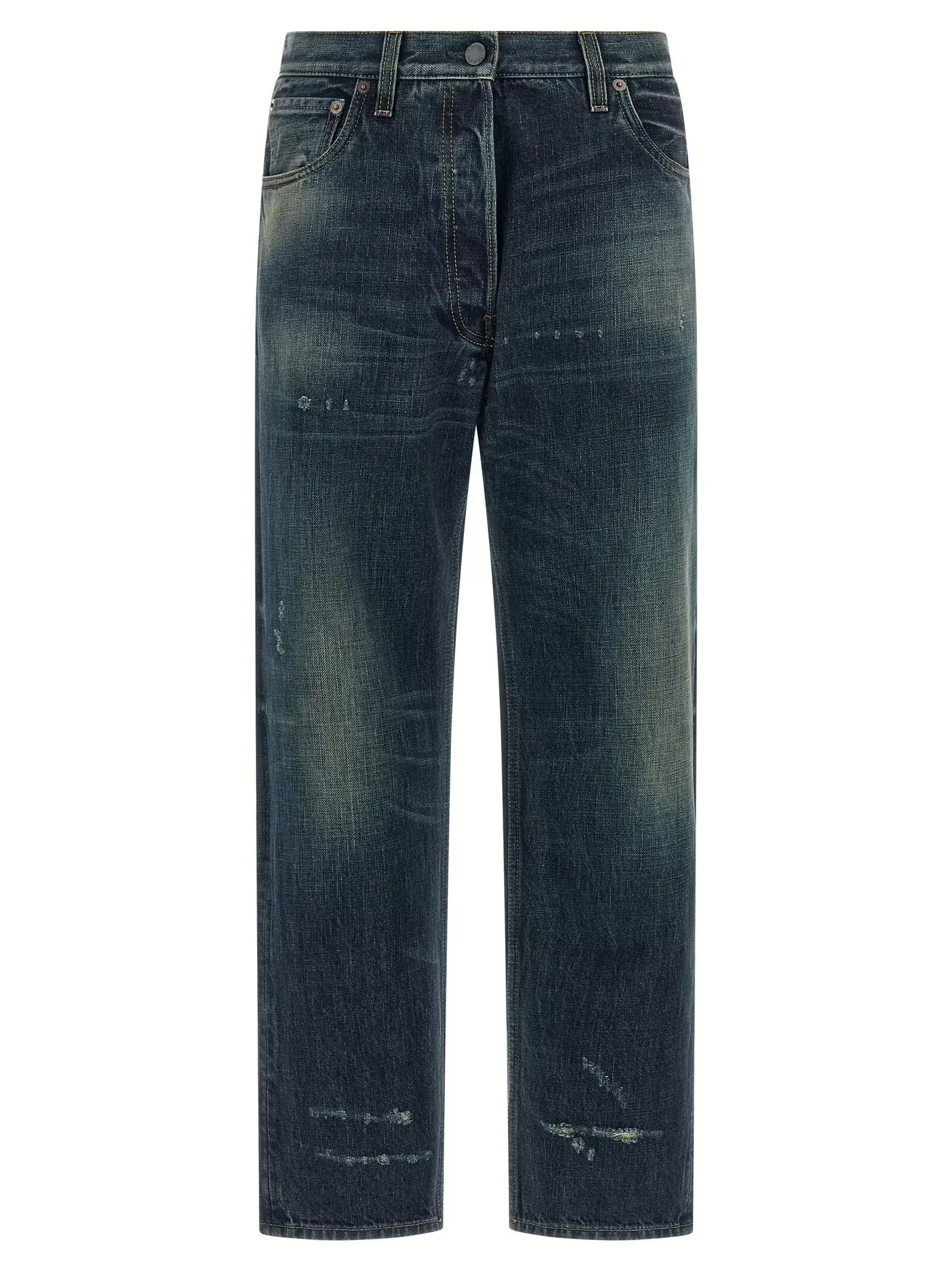 Джинси Distressed Prada Сині 1 Distressed jeans PRADA Blue