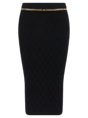 Diamond skirt ELISABETTA FRANCHI Black