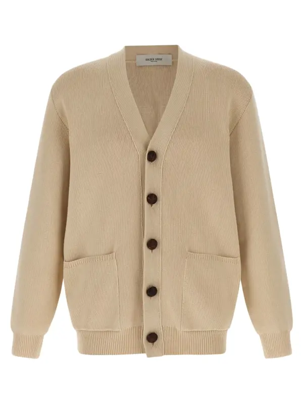 'Darryl' cardigan GOLDEN GOOSE Beige