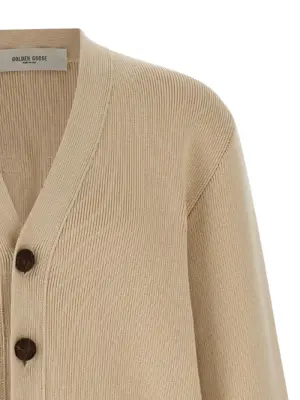 'Darryl' cardigan Man GOLDEN GOOSE Beige