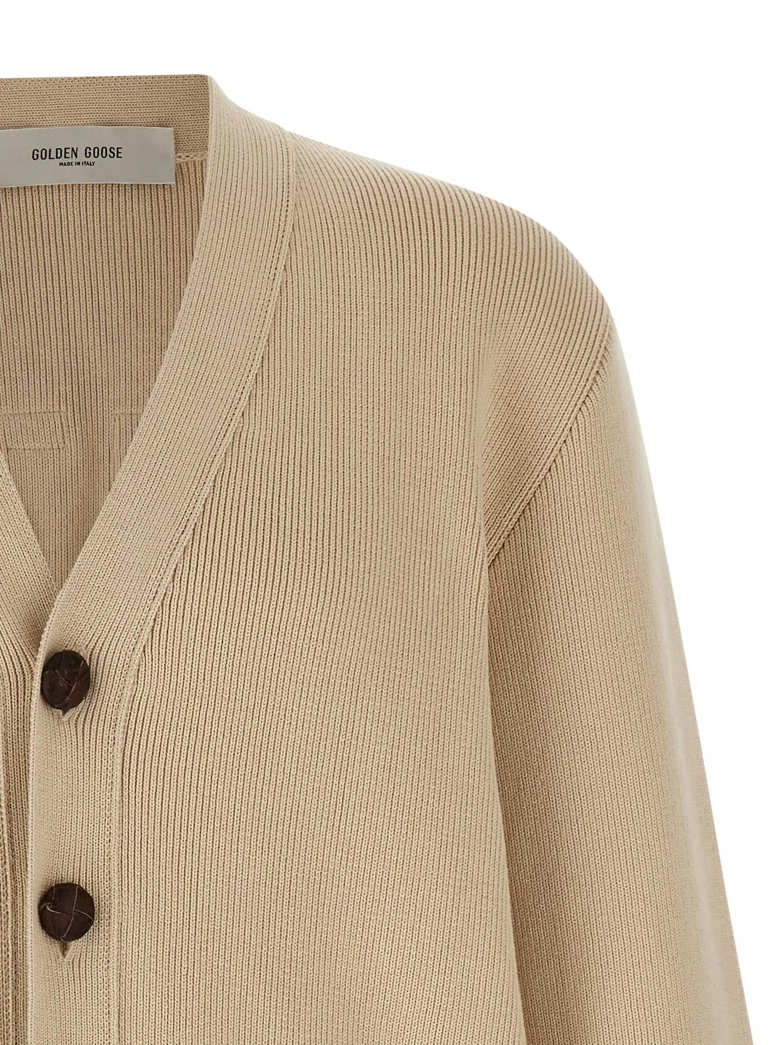 Кардиган Golden Goose Darryl Бежевий 3 'Darryl' cardigan Man GOLDEN GOOSE Beige