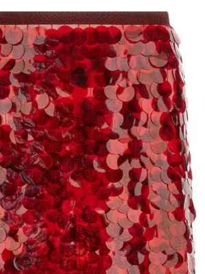 Sequin skirt Woman FABIANA FILIPPI Red