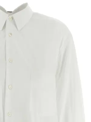 Asymmetric hem shirt Woman COMME DES GARÇONS White