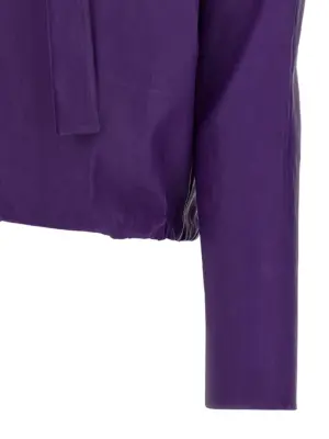 'Graziela' blouse 100% lamb leather (Ovis aries) STOULS Purple