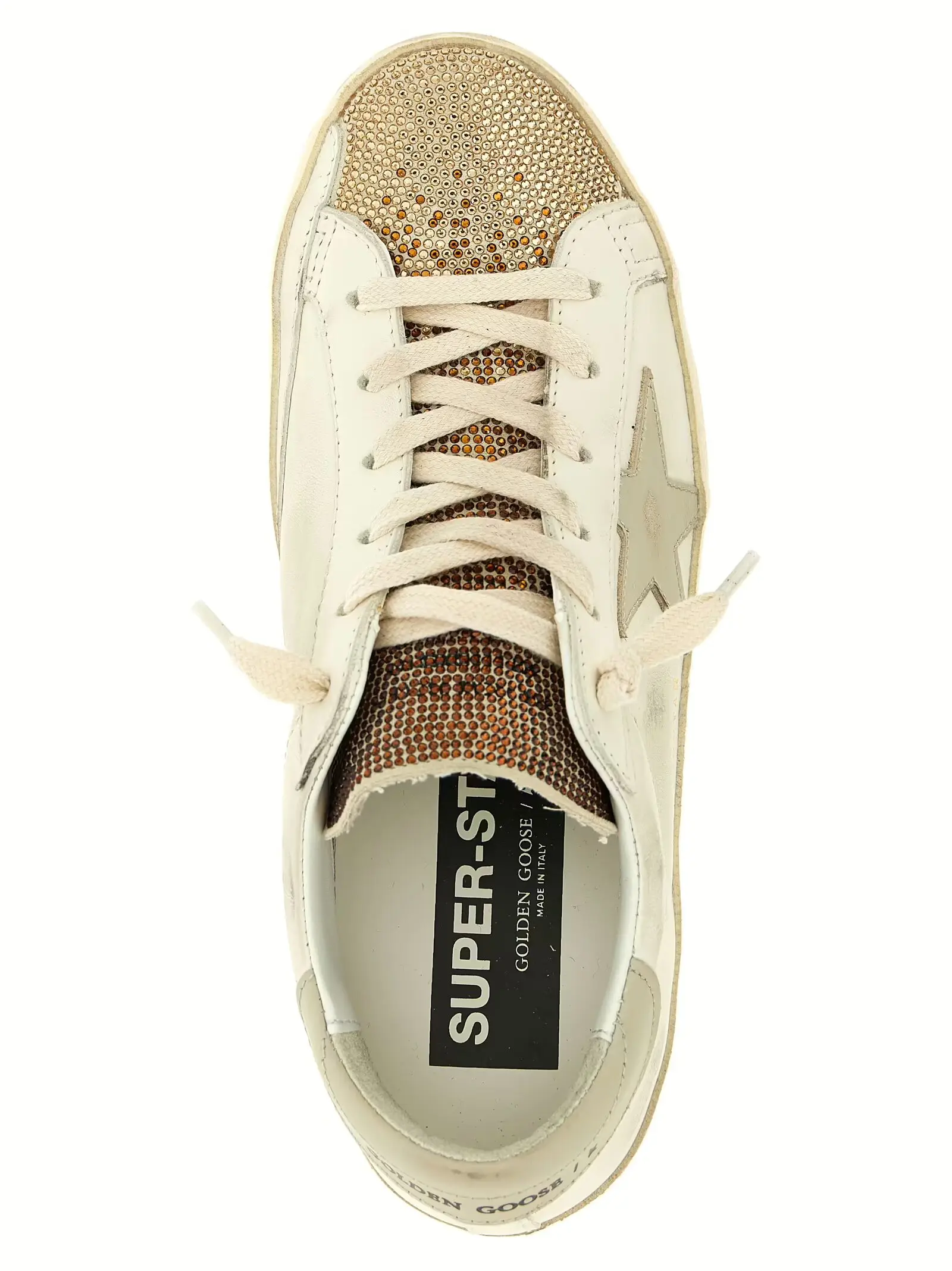 Кросівки Superstar Golden Goose Багатокольорові 4 'Superstar' sneakers 100% cow leather (Bos Taurus) GOLDEN GOOSE Multicolor