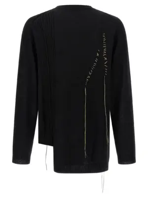 Embroidery sweater HLK25196BLACK2 YOHJI YAMAMOTO Black