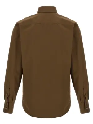 'Military' shirt HME009FMC238FG513 TOM FORD Green