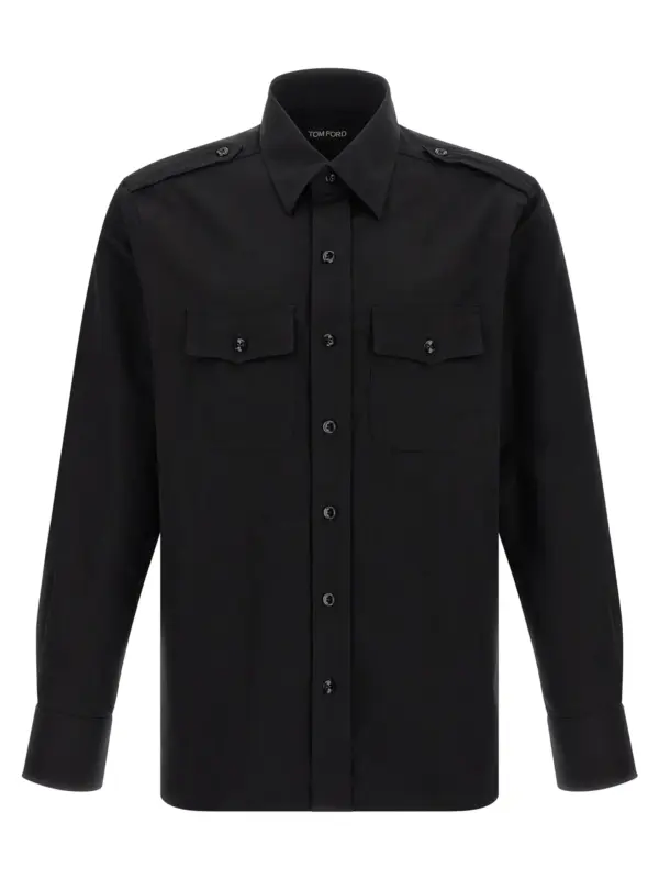 'Military' shirt TOM FORD Black