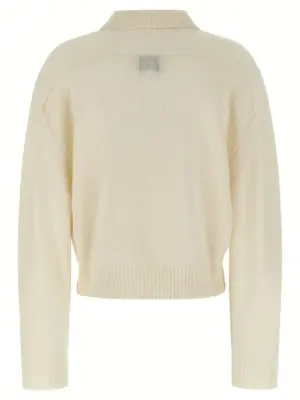 'Homere' sweater HOMERELDSIVORY LOULOU DE SAISON White
