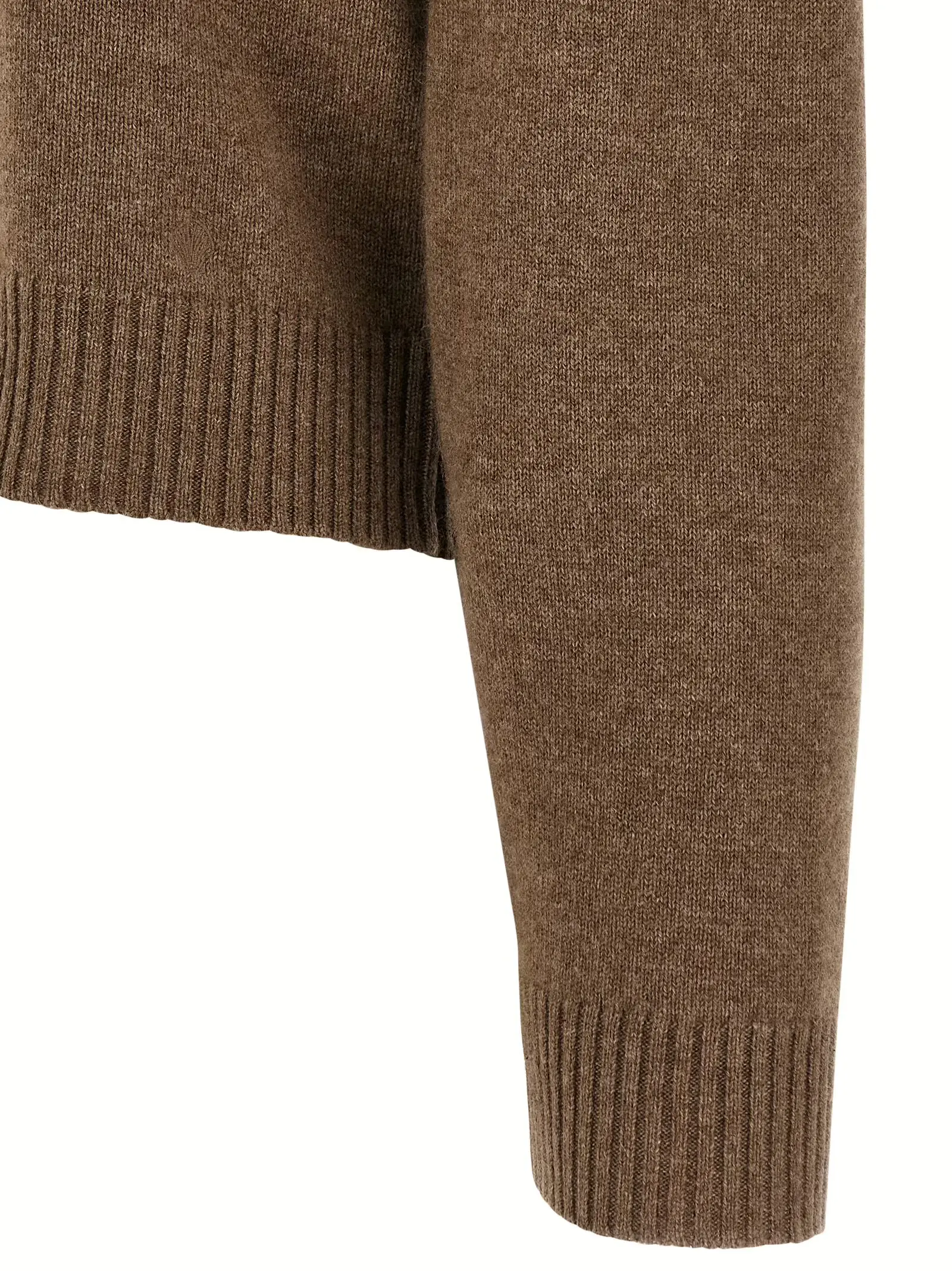 Светр Homere Loulou De Saison Коричневий 4 'Homere' sweater 100% cashmere LOULOU DE SAISON Brown