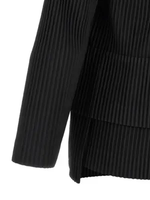 'Multi-Pocket' jacket 100% polyester HOMME PLISSE' ISSEY MIYAKE Gray