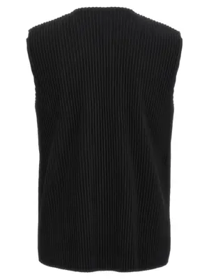 Pleated vest HP58JE51115 HOMME PLISSE' ISSEY MIYAKE Black