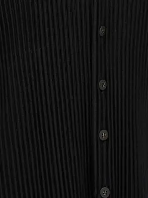 Pleated vest 100% polyester HOMME PLISSE' ISSEY MIYAKE Black