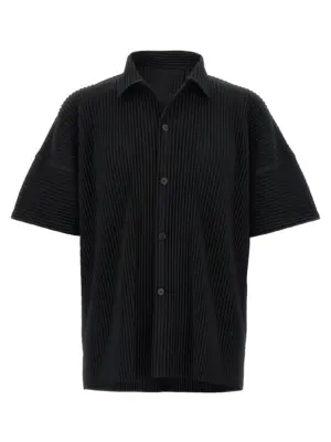 'Mc April' shirt HOMME PLISSE' ISSEY MIYAKE Black
