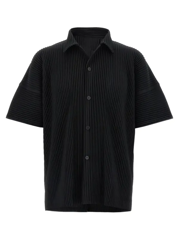 'Mc April' shirt HOMME PLISSE' ISSEY MIYAKE Black