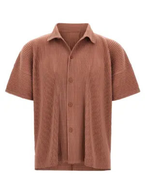 'Monthly Colors: July' shirt HOMME PLISSE' ISSEY MIYAKE Brown