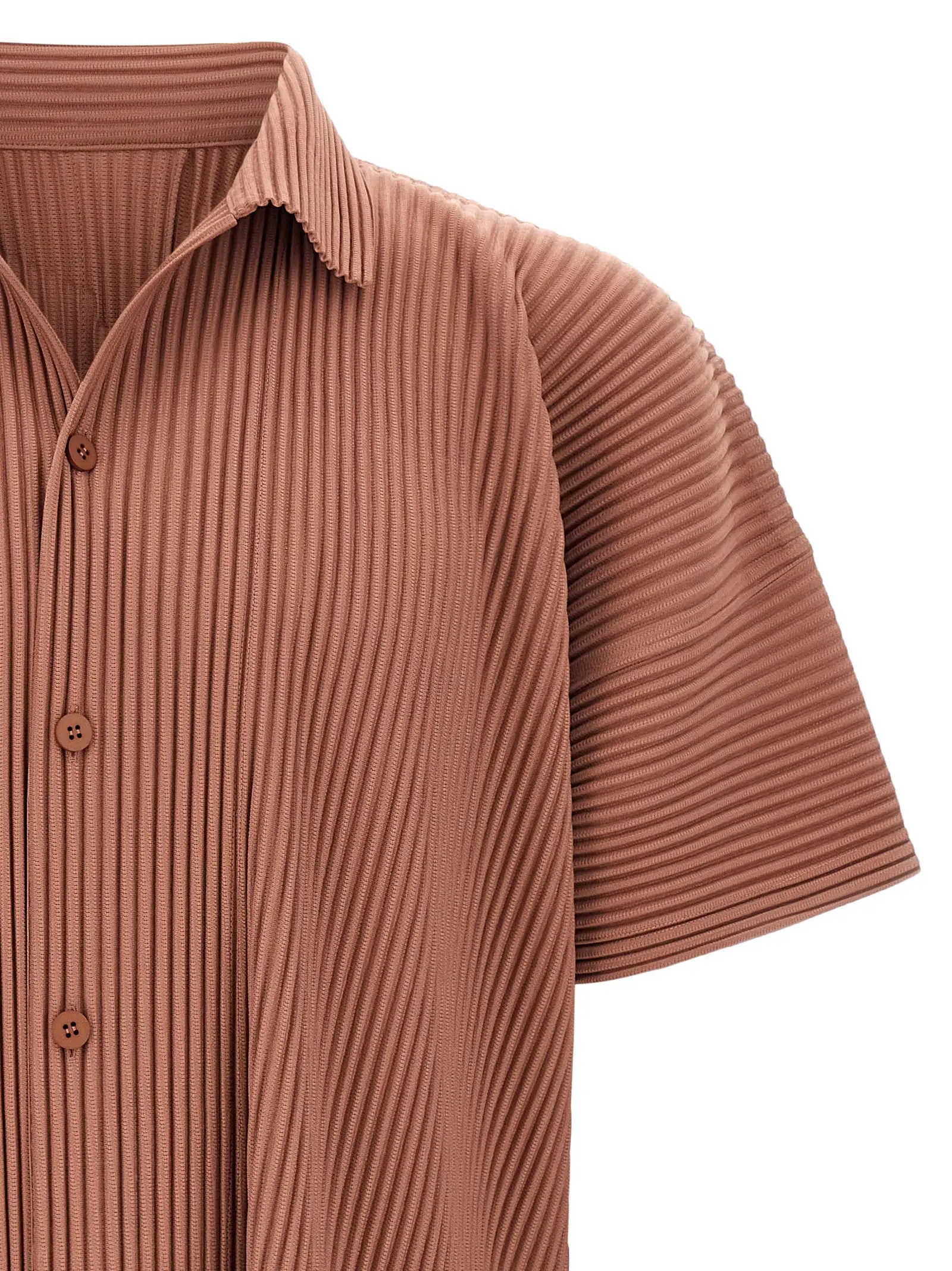 Сорочка Homme Plisse' Issey Miyake Monthly Colors: July Коричнева 3 'Monthly Colors: July' shirt Man HOMME PLISSE' ISSEY MIYAKE Brown