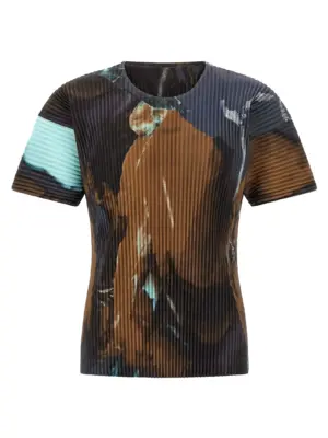 'Agate' top HOMME PLISSE' ISSEY MIYAKE Brown