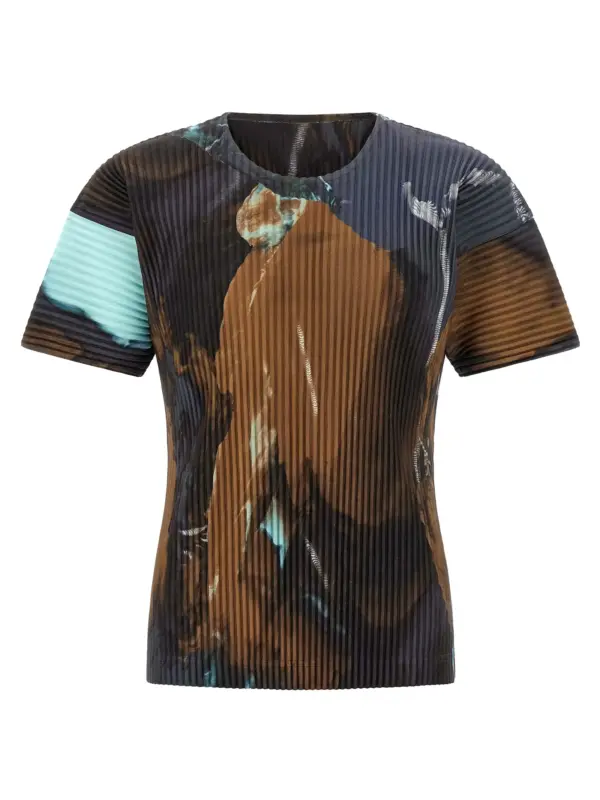 'Agate' top HOMME PLISSE' ISSEY MIYAKE Brown