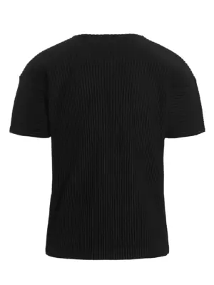 'Basics' T-shirt HP58JK52015 HOMME PLISSE' ISSEY MIYAKE Black